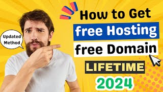 How to Get Free Hosting and Domain for WordPress 2024  Unlimited Free Hosting for Lifetime [upl. by Earleen]