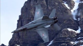 Axalp 2024 Live Firing Training and Spectacular Flybys FA18 C Swiss Airforce 161024 [upl. by Amuwkuhc]