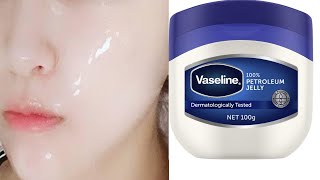 Vaseline and turmeric for skin whitening  Vaseline petroleum jelly for skin  Vaseline on face [upl. by Aratehs688]