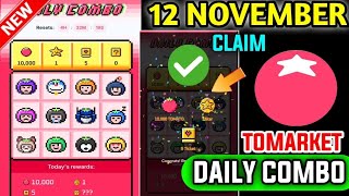 Tomarket Airdrop Farming Pool  Daily Combo 12 November [upl. by Seafowl]