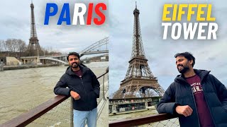 First Impressions of EIFFEL TOWER Paris  Boat Tour [upl. by Patrica]