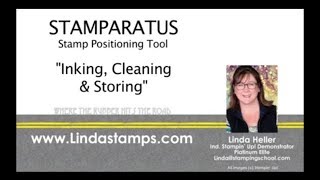 Stamparatus Inking Cleaning amp Storing [upl. by Delmore]