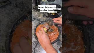 Mama lela masak sambel terasi mamalelahariini mamalelaterbaru mamalela mamalelateam [upl. by Grati50]