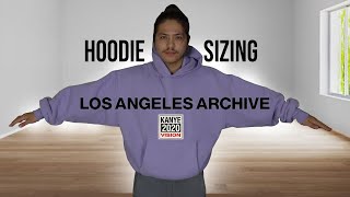 LAArchive  2020 VISION HOODIE SIZING  REVIEW [upl. by Onimod]