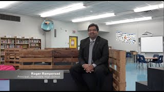 Principal Rampersad on Riverdale High Schools Library Learning Commons [upl. by Innus]