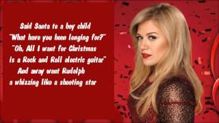 Kelly Carskon  Run Run Rudolph Lyric Video [upl. by Arnold294]