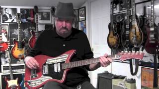 1965 Cipher Intermark Charger Guitar Demo [upl. by Cerelia]