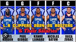 LA CLIPPERS 202425 NBA ROSTERS [upl. by Trebreh]