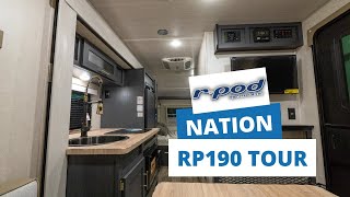 Tour the 2023 Rpod 190 Travel Trailer by Forest River [upl. by Ardin]