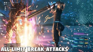 Final Fantasy 7 REMAKE  ALL Limit Breaks [upl. by Gothart]