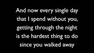 Never Should Have Let You Go  Simple Plan Lyrics [upl. by Paulsen]