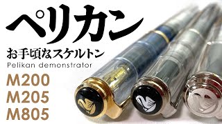 【万年筆】ペリスケってなんだ？ペリカン デモンストレーターM200M205M805を観察します pelikan demonstrator M200 [upl. by Jacques188]