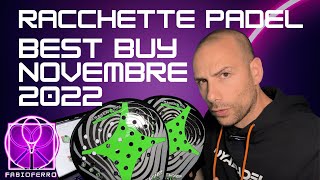 RACCHETTE PADEL  MIGLIORI OFFERTE DI NOVEMBRE [upl. by Fiester]