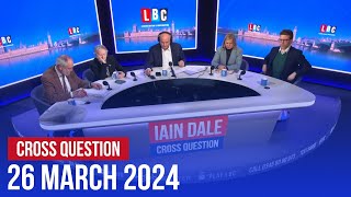 Cross Question with Iain Dale 2603  Watch Live [upl. by Draned698]