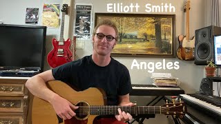 Elliott Smith  Angeles Guitar Fingerstyle Lesson  Intro  Chords [upl. by Atsok]