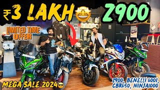 z900 only ₹ 3 lakh 😱  Second Hand Superbike in delhi  Used Superbikes benelli 600i z900 [upl. by Lauren]