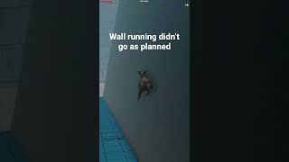 Wall running didnt go as planned for unity game character indiedeveloper madewithunity gamedev [upl. by Eiryk]