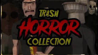 Elajjaz  Trash Horror Collection Night Revenge  Complete Playthrough [upl. by Essilrahc671]