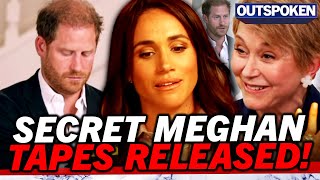 quotEmbarrassedquot Secret tapes of Meghan Markle being asked about royal suicide bid released by CBS [upl. by Odrautse]