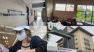 Monash University Orientation VLOG  fit check freebies campus tour etc [upl. by Gamber]