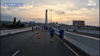 Pocari Sweat Run 2023  Lari Marathon di Bandung ga mengecewakan [upl. by Atirb]