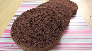 Jak zrobić idealny biszkopt kakaowy  The best chocolate sponge cake [upl. by Akirehc]