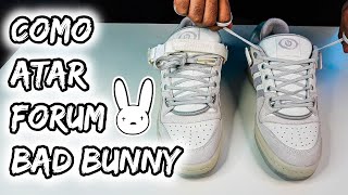 ⚠️HOW TO LACE ADIDAS FORUM BAD BUNNY 2024  DE 15 ESTILOS🔥 COMO ATAR ADIDAS FORUM BAD BUNNY [upl. by Nala]