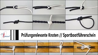 Prüfungsrelevante Knoten Sportbootführerschein [upl. by Smeaj]