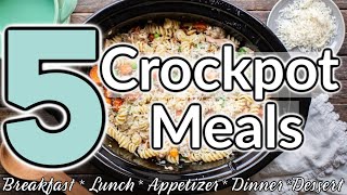 NEW CROCKPOT MEALS  DUMP amp GO CROCK POT MEALS  QUICK amp EASY CROCK POT RECIPES [upl. by Marcell]