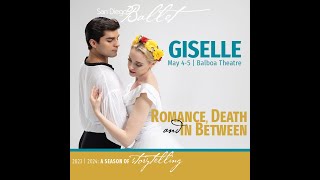 San Diego Ballet presents quotGISELLE Imagine the Supernaturalquot [upl. by Bidle]