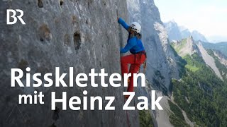 Unterwegs mit Kletterfotograf Klettertour mit Heinz Zak im Karwendel  BergaufBergab  Berge  BR [upl. by Doubler]