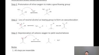 06 07 Hemiacetal Hydrolysis [upl. by Grayce378]