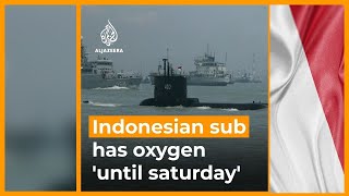 Missing Indonesian submarine has oxygen ‘until Saturday’  AJ shorts [upl. by Nyrac644]