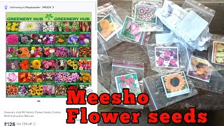 meesho flower seeds growing vlog [upl. by Juakn]