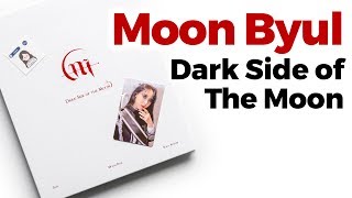 Unboxing Moonbyul Dark Side of The Moon Album  Quick Look [upl. by Eade]