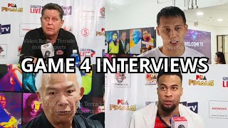 Interviews from Game 4 of the PBA 49th Season Governors Cup Finals  Barangay Ginebra  TNT [upl. by Emmanuel]