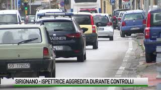 Sirignano Ispettrice aggredita durante controlli [upl. by Adamek758]