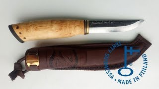 Puukko knife 4 from Finland  Erävuolu 95 [upl. by Ahsoet]