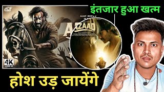 Azaad Movie Teaser Review  Ajay Devgan  Aaman Devgan  Rasha Thadani azaadteaser [upl. by Nnylyt]