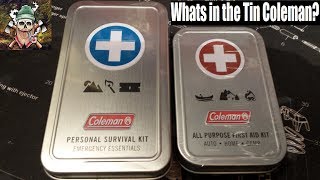 Seriously Coleman  Personal Survival Kit  All Purpose First Aid Kit  EDC Tin [upl. by Jabez478]