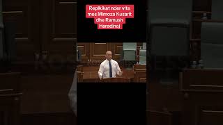 Ramush Haradinaj ia përmend Mimoza Kusarit kërcimin te Gadafi [upl. by Netsyrc]