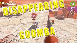 Sand Kingdom disappearing Goomba vanishing Goombette  Super Mario Odyssey [upl. by Evan]