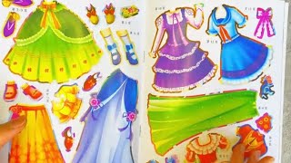 【Doll Dress Sticker】Top Model Dress Me Up Sticker Book [upl. by Fisher]