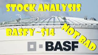 Stock Analysis  BASF BASFY  NOT BAD [upl. by Mitchael]