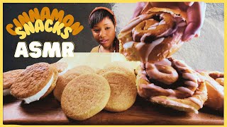 ASMR  MUKBANG CINNAMON DESSERTS [upl. by Ardnekal]