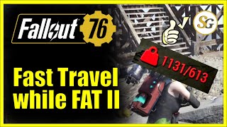 Fast travel while over encumbered II  Fallout76 [upl. by Gretta916]