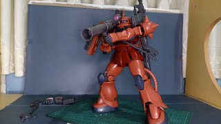 Review 172 Zaku Red Comet Ver The Origin by Fang Dajing [upl. by Addy]