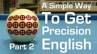 A Simple Way to Get Precision English in Billiards and Pool  Part 2  Top English [upl. by Anaxor585]