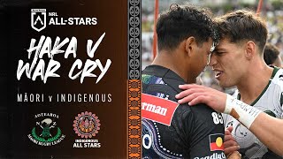 Haka v War Cry  Māori v Indigenous  NRL All Stars 2023 [upl. by Eiger963]