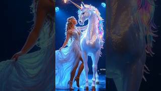 A Woman Fuses with A Unicorn on AGT americagottalent agt magic talent shorts [upl. by Keeley323]